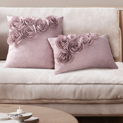 Obliečka na vankúš FLORES 7 pudrová